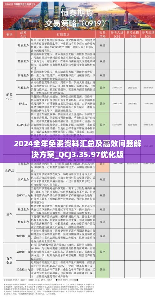 正版资料免费大全资料|精选解析解释落实